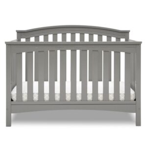 Delta Children Waverly 6-in-1 Convertible Baby Crib, Grey