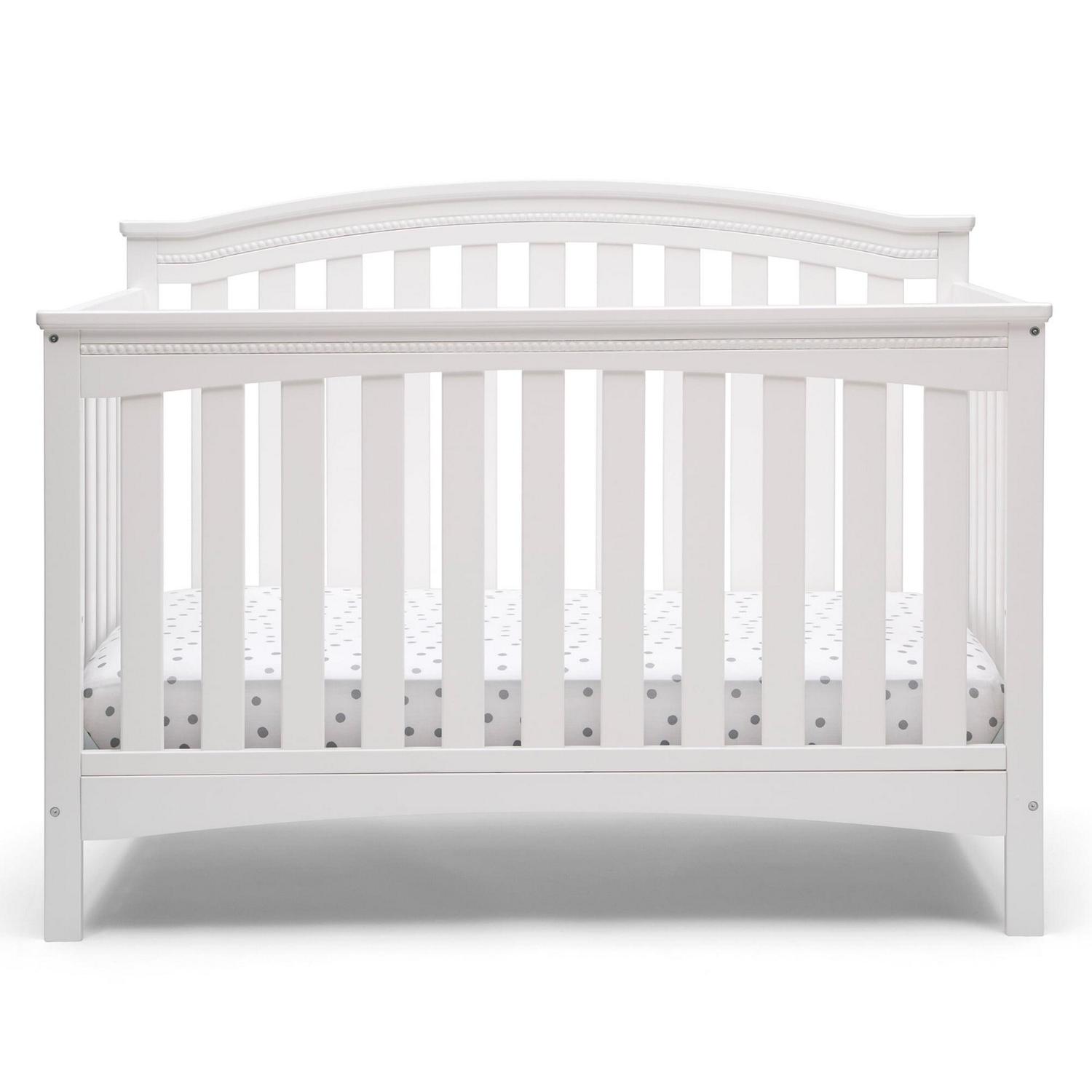 Delta Children Waverly 6-in-1 Convertible Baby Crib, Grey - Image 14