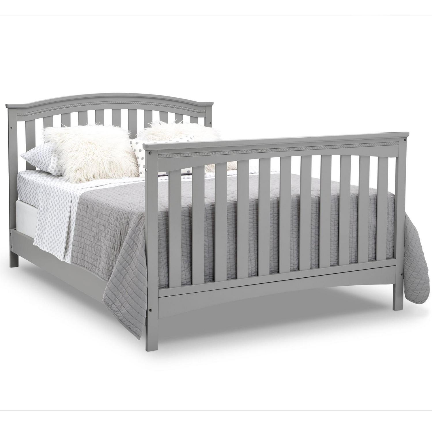 Delta Children Waverly 6-in-1 Convertible Baby Crib, Grey - Image 4