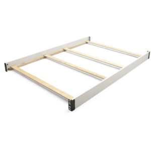 Delta Children Wooden Full-Size Bed Rails 0050, White