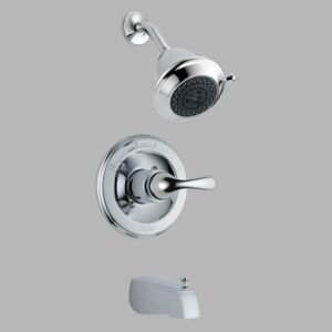 Delta Classic MonitorÂ® 13 Series Tub & Shower Trim in Polished Brass T13420-PBSHCPD