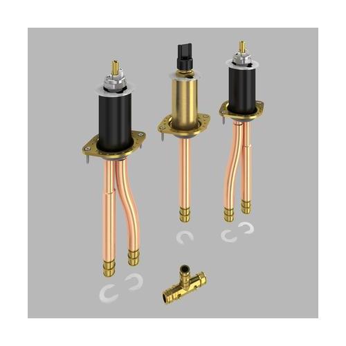 Delta Classic Two Handle Flexible Mount - PEX Cold Expansion - Image 2