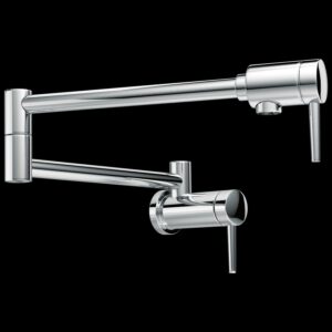 Delta Contemporary Wall-Mount Pot Filler in Chrome 1165LF Faucet
