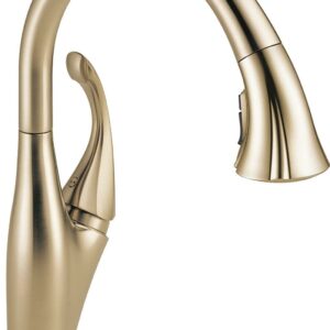 Delta 9192T-CZ-DST Addison Touch2O ShieldSpray Single Handle Pull-Down Kitchen Faucet - Champagne Bronze