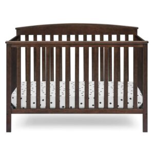 Delta Children Hanover 6-in-1 Convertible Baby Crib, Walnut Espresso