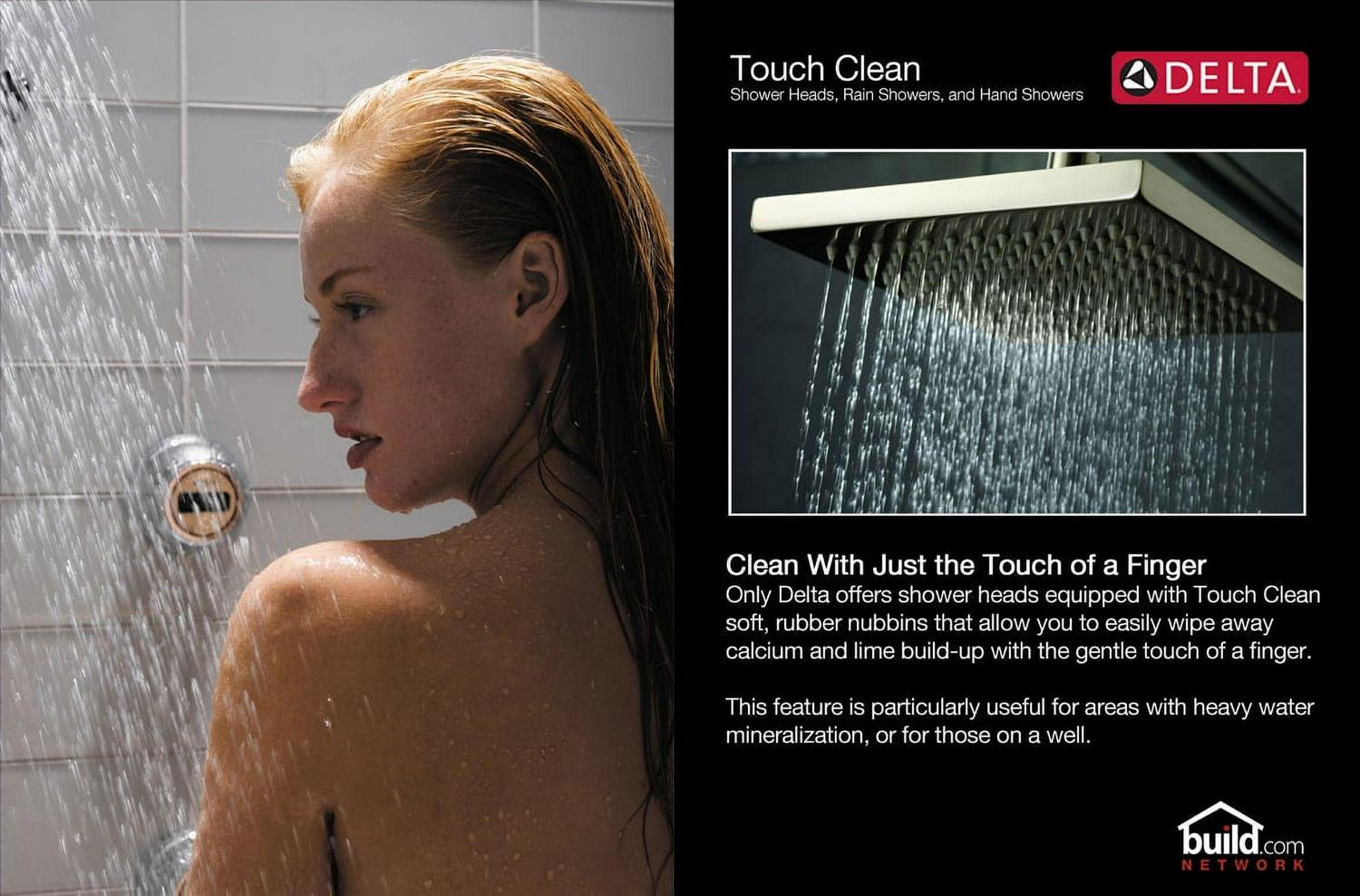 Delta Premium Adjustable 3-Setting Wall Mount Hand Shower, Stainless - Image 2