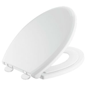 Delta Sanborne Elongated Slow-Close / Quick-Release Nightlight Family Seat in White 833902-N-WH