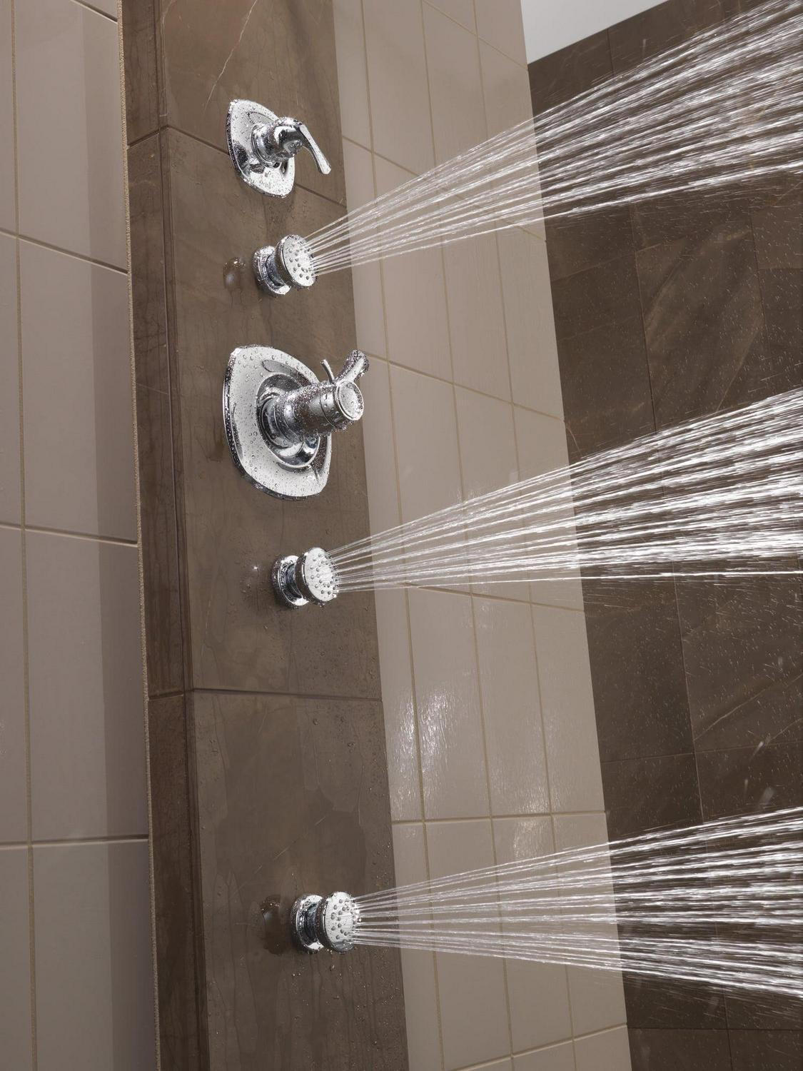 Delta Surface Mount Body Spray in Chrome 50102 - Image 13