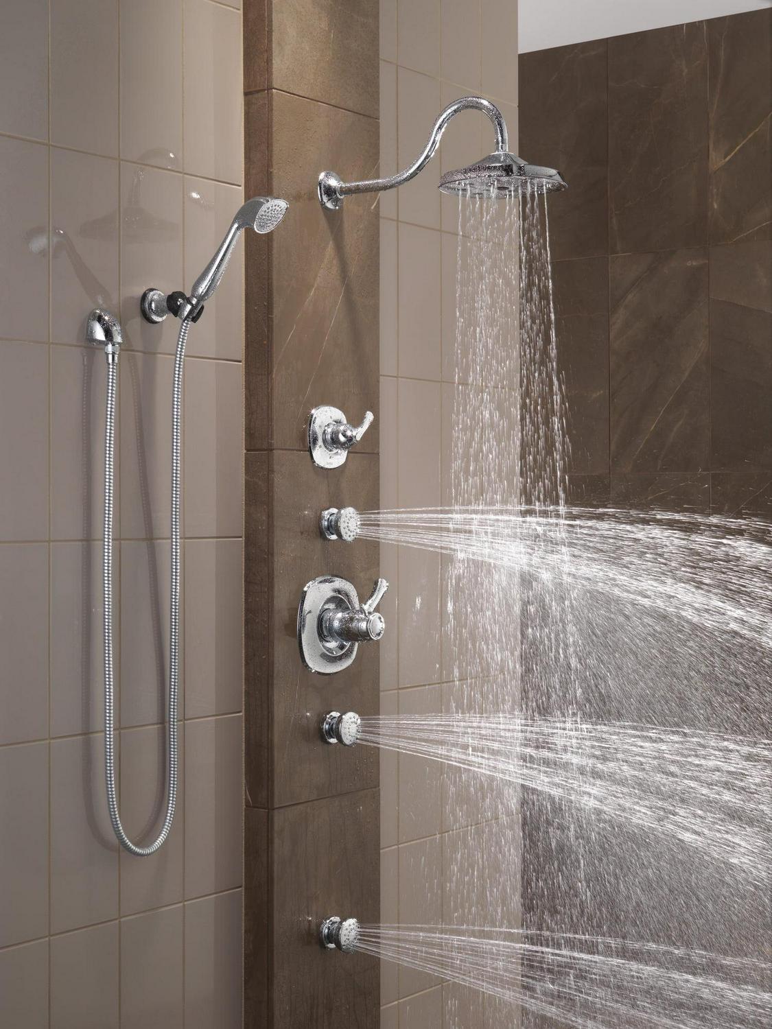 Delta Surface Mount Body Spray in Chrome 50102 - Image 10