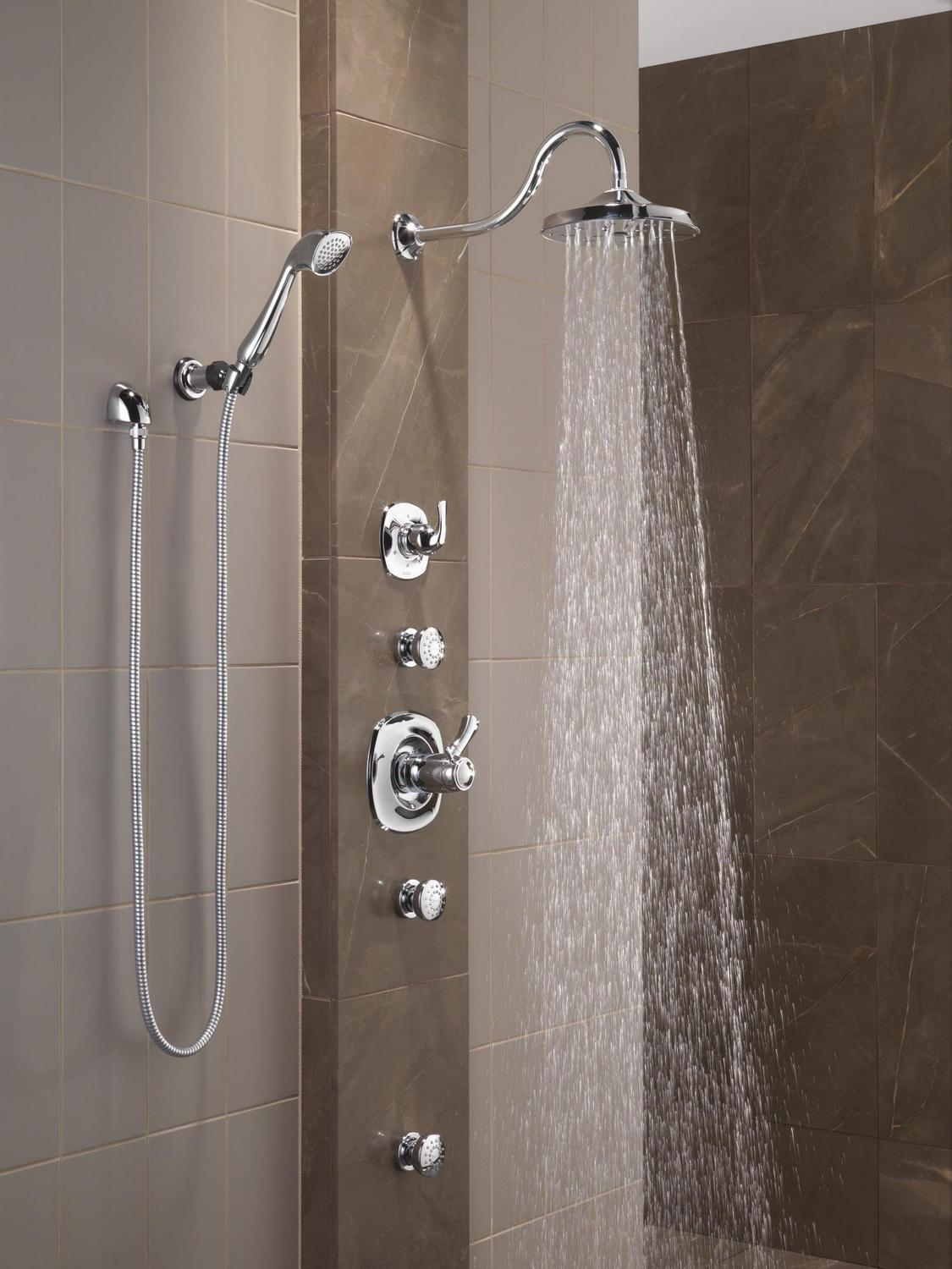 Delta Surface Mount Body Spray in Chrome 50102 - Image 11