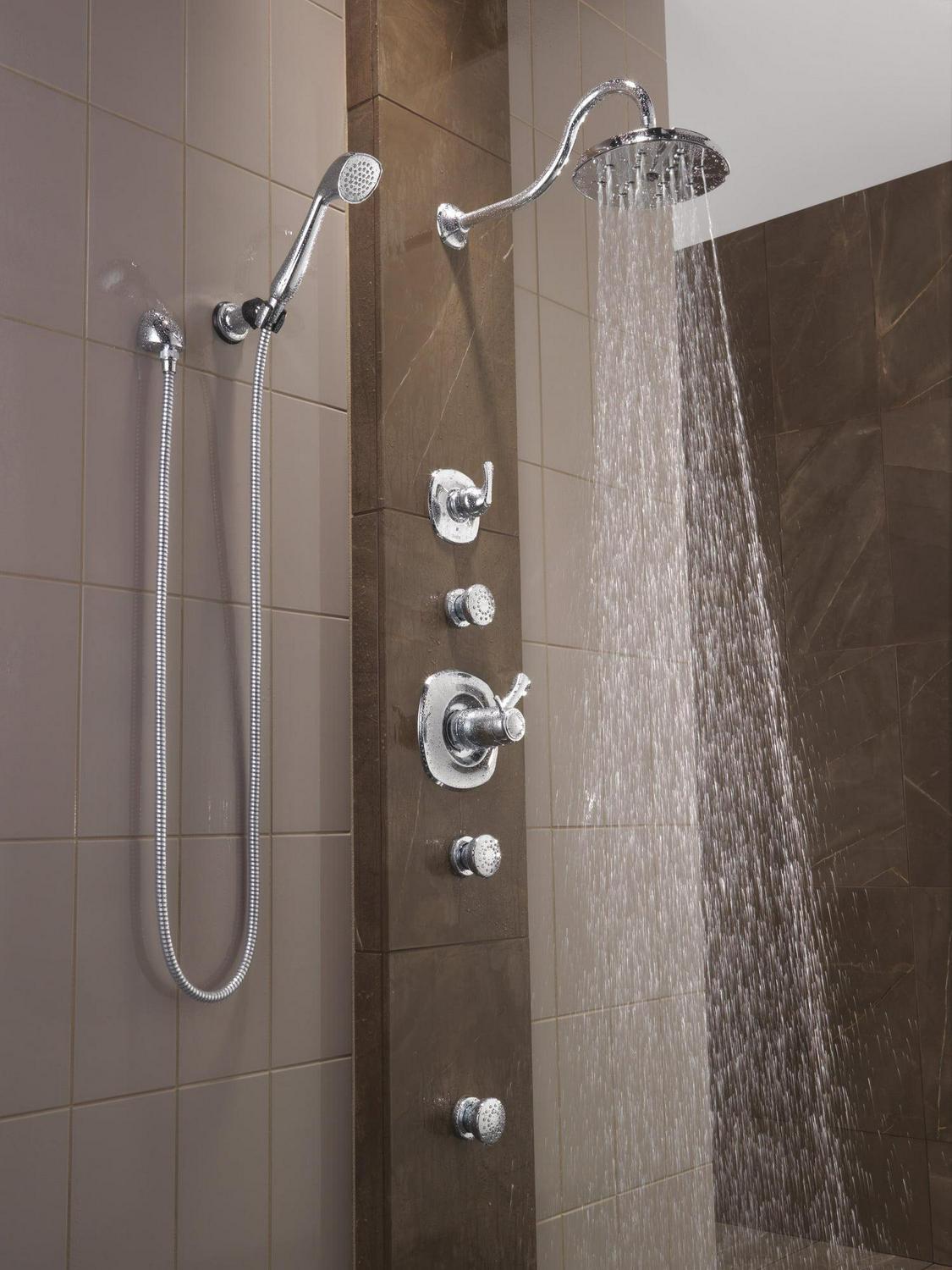 Delta Surface Mount Body Spray in Chrome 50102 - Image 7