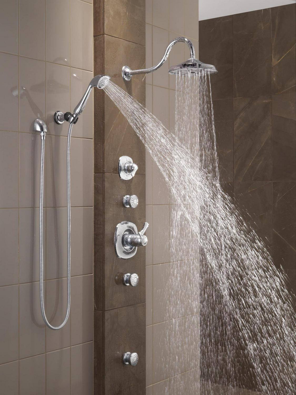 Delta Surface Mount Body Spray in Chrome 50102 - Image 9