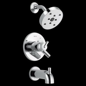 Delta Trinsic MonitorÂ® 17 Series H2OkineticÂ® Tub & Shower Trim in Chrome T17459
