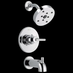Delta Trinsic MonitorÂ® 14 Series H2OkineticÂ® Tub & Shower Trim in Chrome T14459