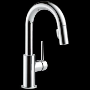 Delta Trinsic Single Handle Pull-Down Bar / Prep Faucet in Chrome 9959-DST