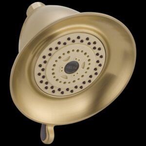 Delta Universal Showering Components Premium 3-Setting Shower Head in Champagne Bronze