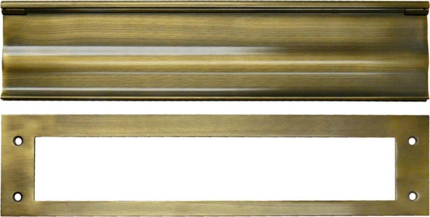 Deltana MS0030U3 Mail Slot; Heavy Duty; Bright Brass Finish