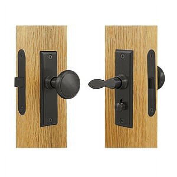Deltana SDML334U10B Storm Door Latch; Square; Mortise Lock; Oil Rubbed Bronze Finish