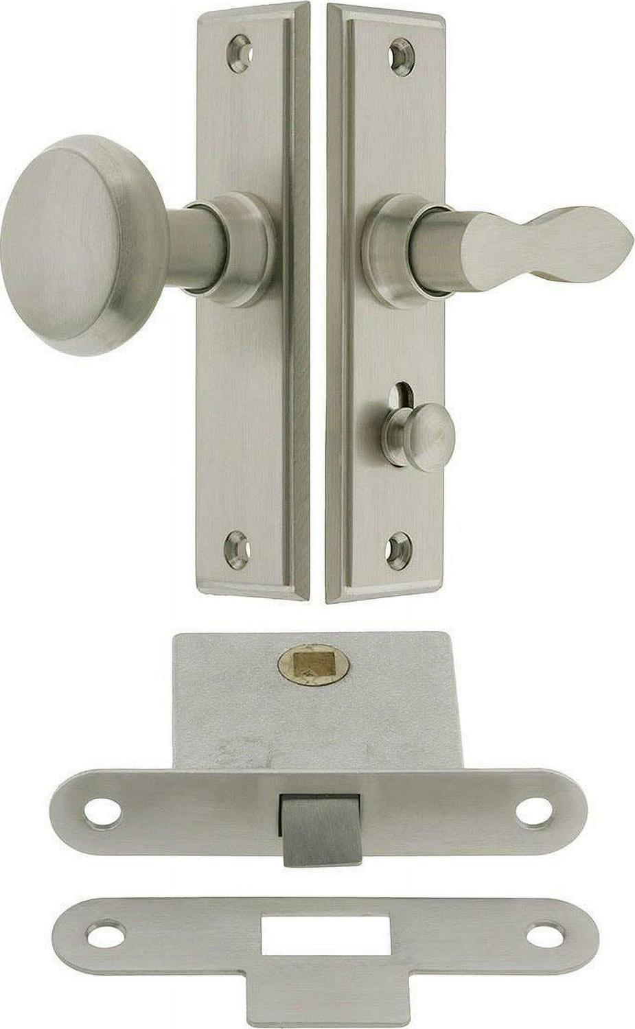 Deltana SDML334U10B Storm Door Latch; Square; Mortise Lock; Oil Rubbed Bronze Finish - Image 2