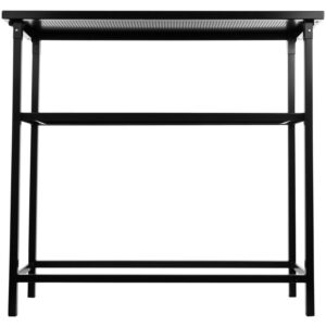 Deluxe Metal Portable Bar Table with Carrying Case