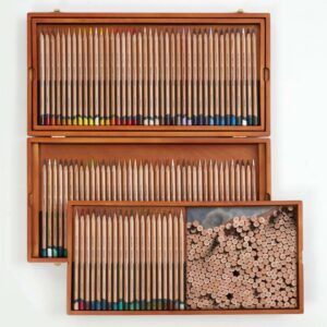 Derwent Lightfast Pencil Set, 100-Pencils with Wood Box