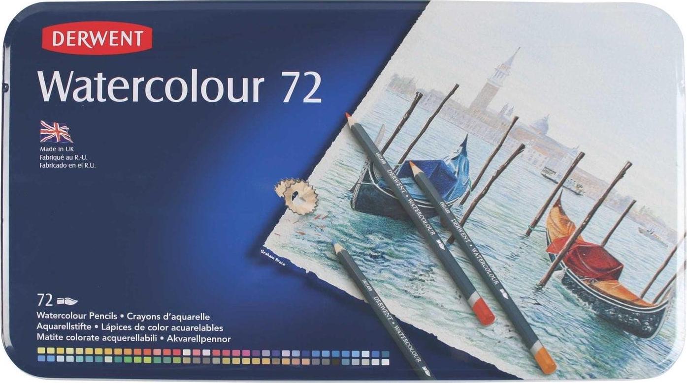 Derwent Watercolor Pencil 72-Color Tin Set - Image 2