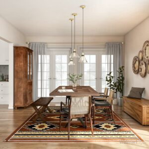 Desert Fields Cocina Live Edge Dining Bench, Walnut