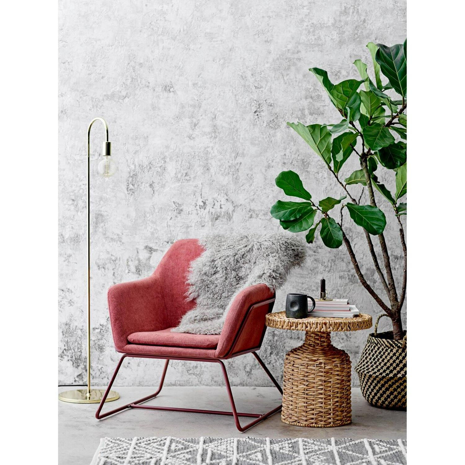 Bloomingville Hand-Woven Water Hyacinth Table, Natural - Image 4