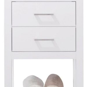 Design Element Cara 20" Single Sink Bathroom Vanity In White