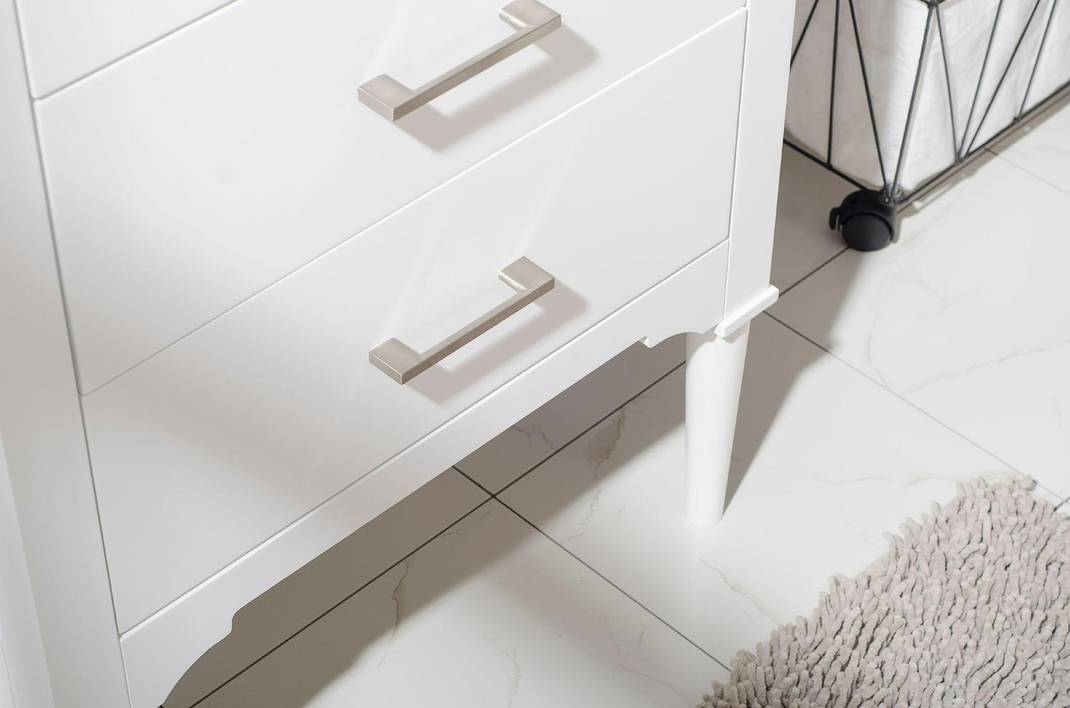 Design Element Mason 24" Single Sink Bathroom Vanity in White - Image 2