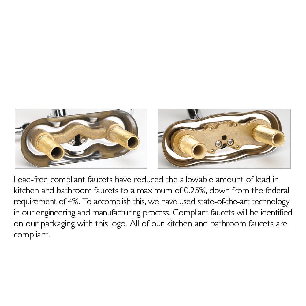 Design House Ashland 2-Handle Standard Kitchen Faucet with Side Sprayer in Polished Chrome - Image 3