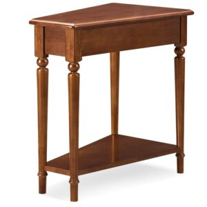Design House Coastal Wedge Table in Pecan
