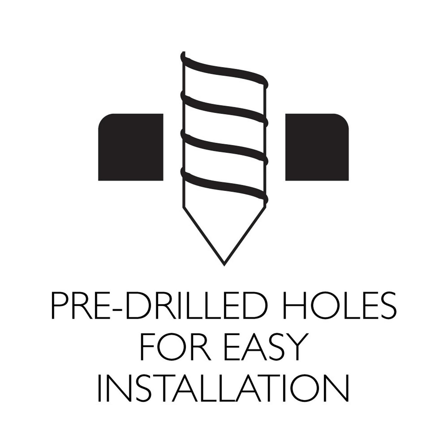 Design House Cultured Marble 19" x 17" Single Bowl Vanity Top with Centerset Mount and Backsplash, White - Image 11