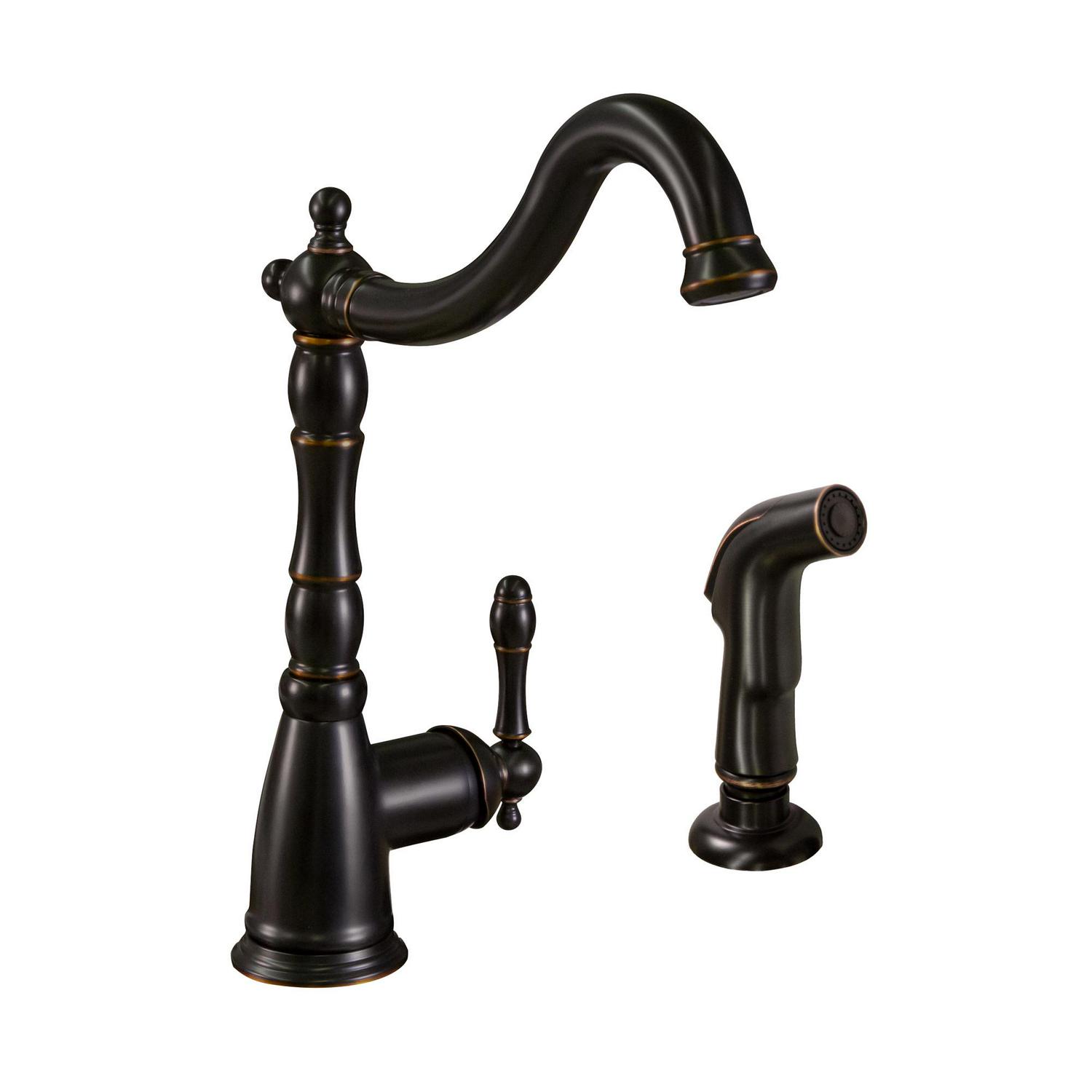 Design House Oakmont Single-Handle Kitchen Faucet in Oil-Rubbed Bronze - Image 8