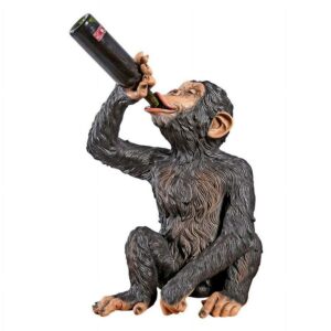 Design Toscano Anisetta Liqueur Drinking Monkey Statue