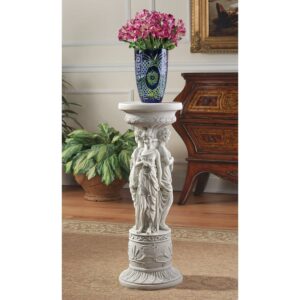Design Toscano Chatsworth Manor Neoclassical Sculptural Pedestal