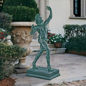 Design Toscano Dancing Faunus of Pompeii: Grande