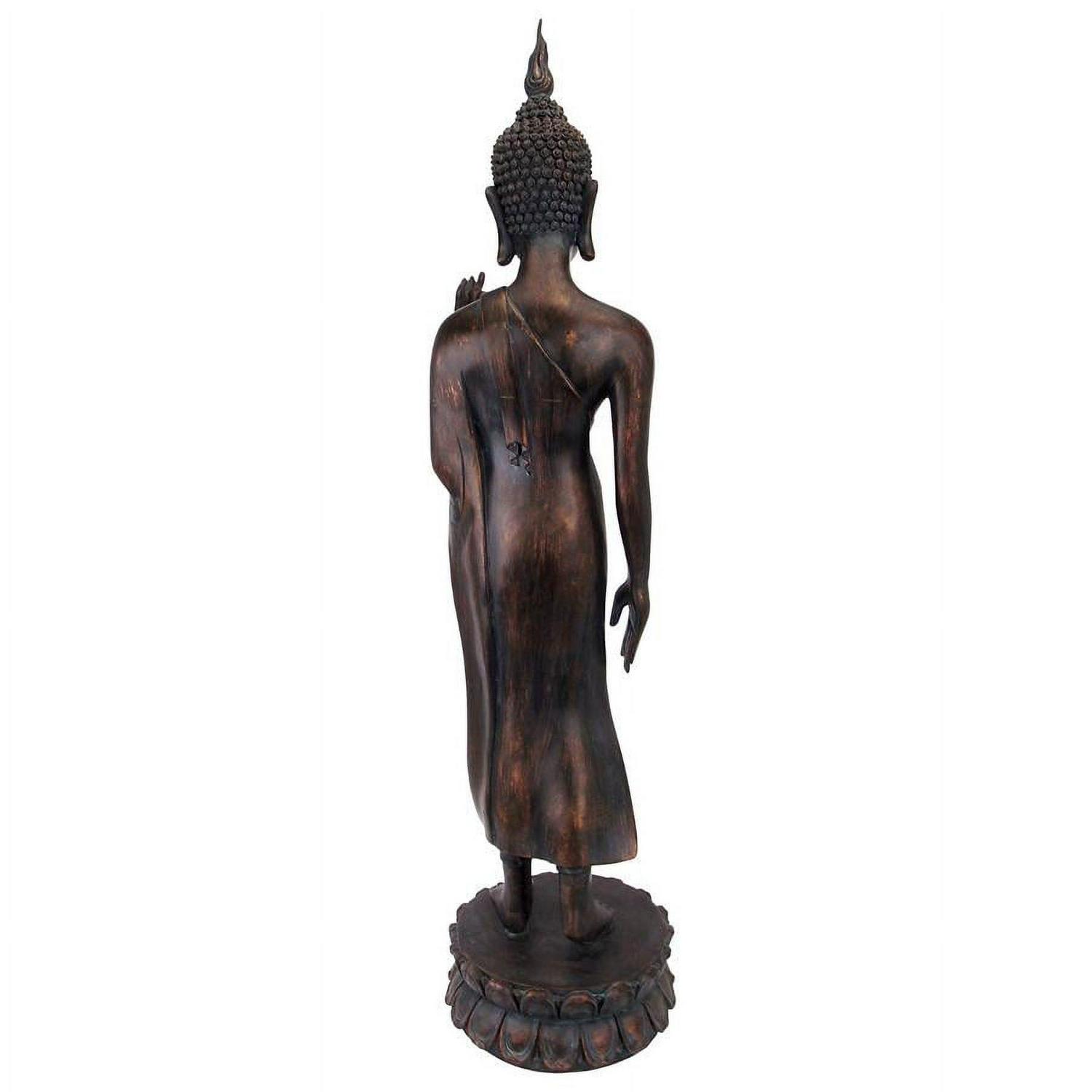 Design Toscano Free from Fear Standing Buddha Statue - Image 5