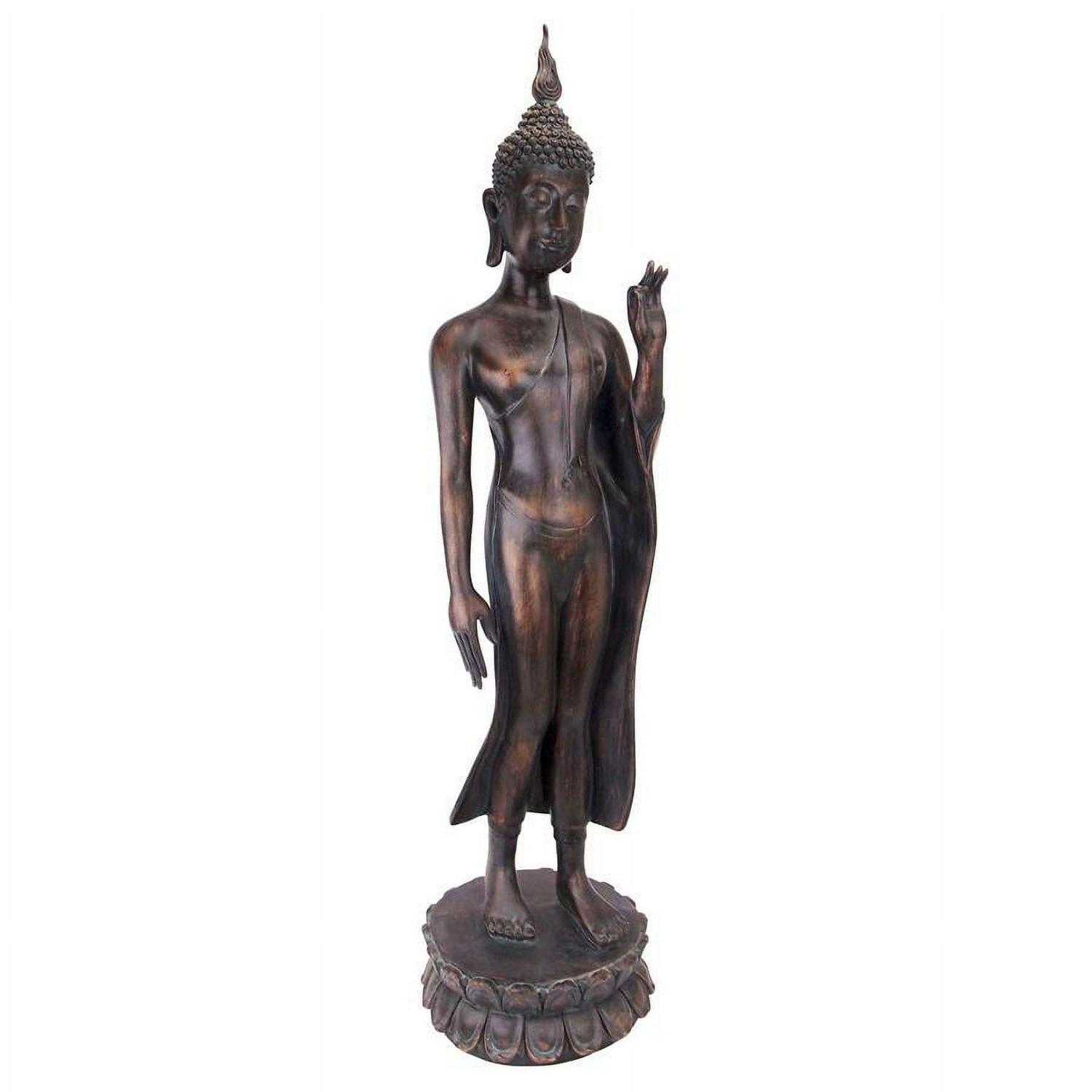Design Toscano Free from Fear Standing Buddha Statue - Image 3
