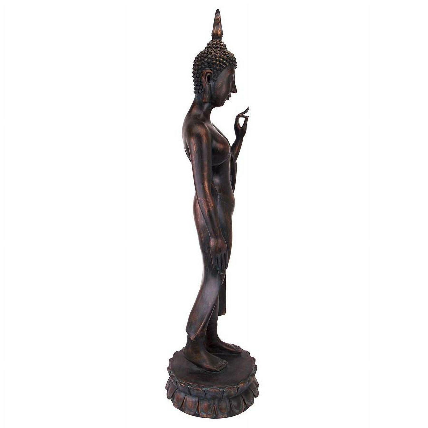 Design Toscano Free from Fear Standing Buddha Statue - Image 4