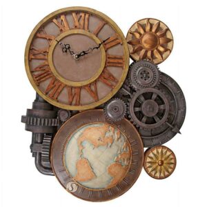 Design Toscano Gears of Time Clock: Large