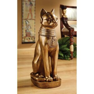 Design Toscano Golden Bastet of Ancient Egypt Statue