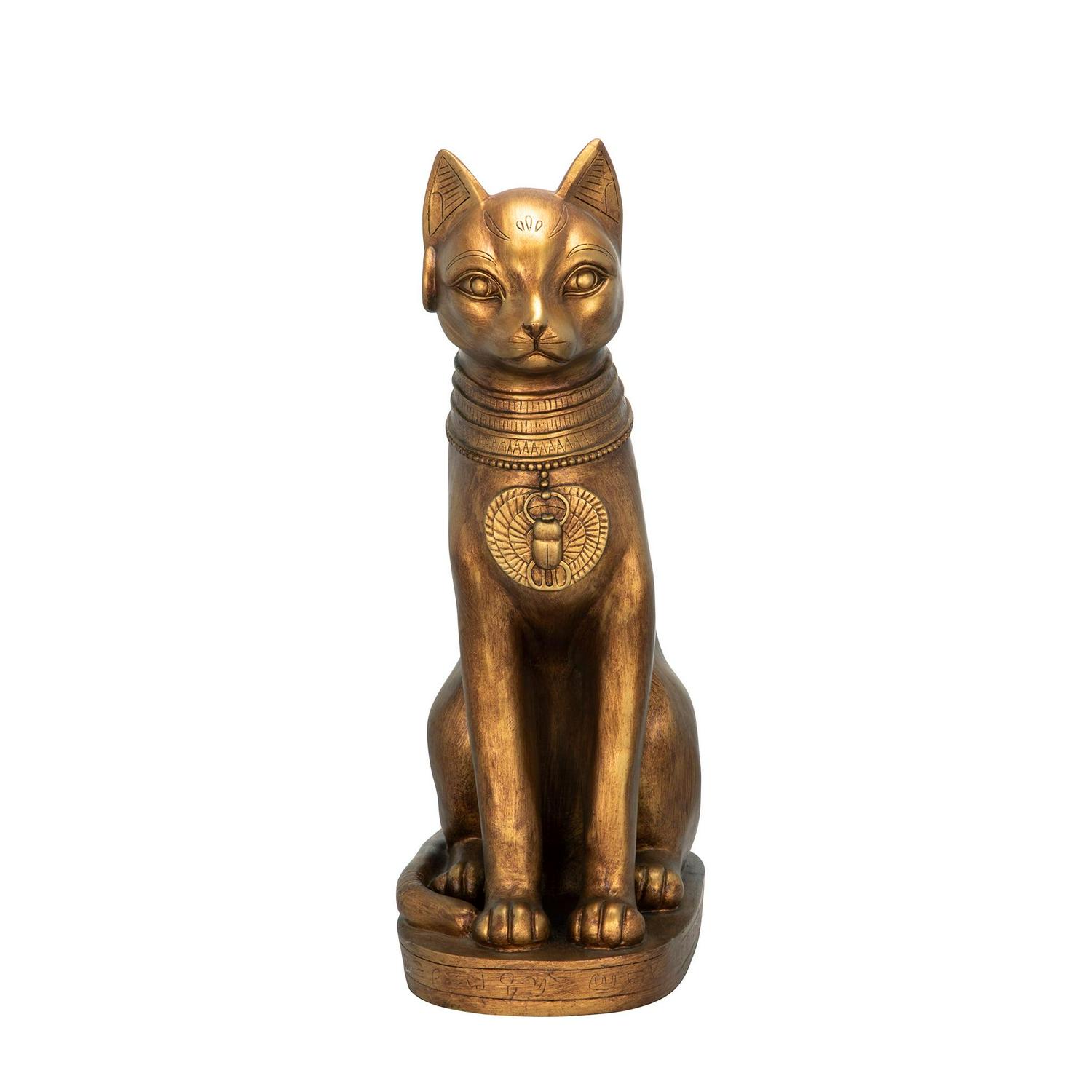 Design Toscano Golden Bastet of Ancient Egypt Statue - Image 3