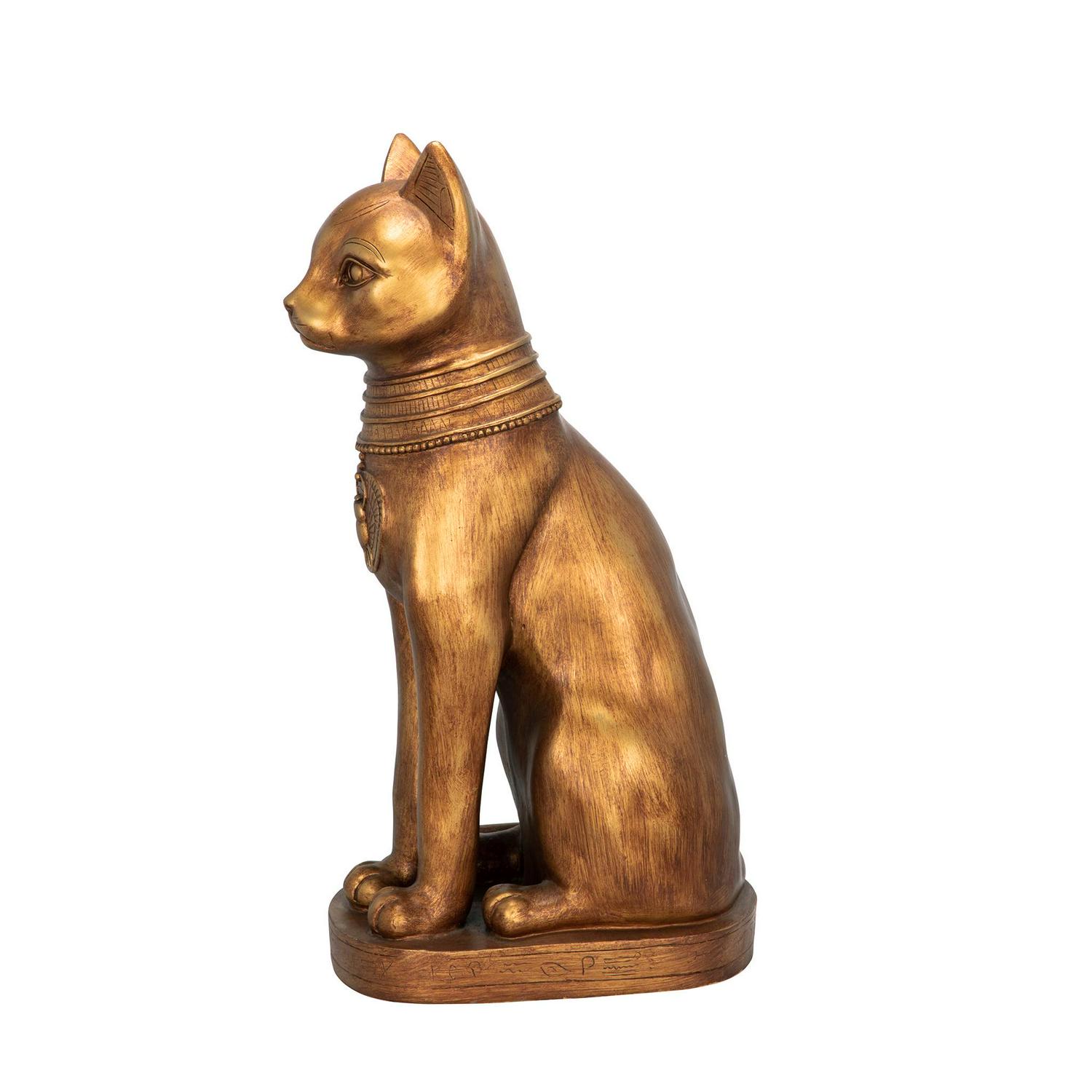 Design Toscano Golden Bastet of Ancient Egypt Statue - Image 4