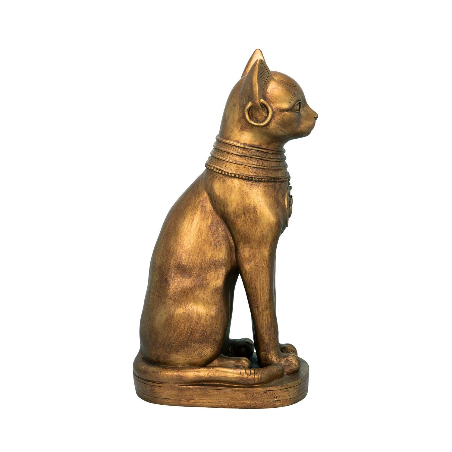 Design Toscano Golden Bastet of Ancient Egypt Statue - Image 7