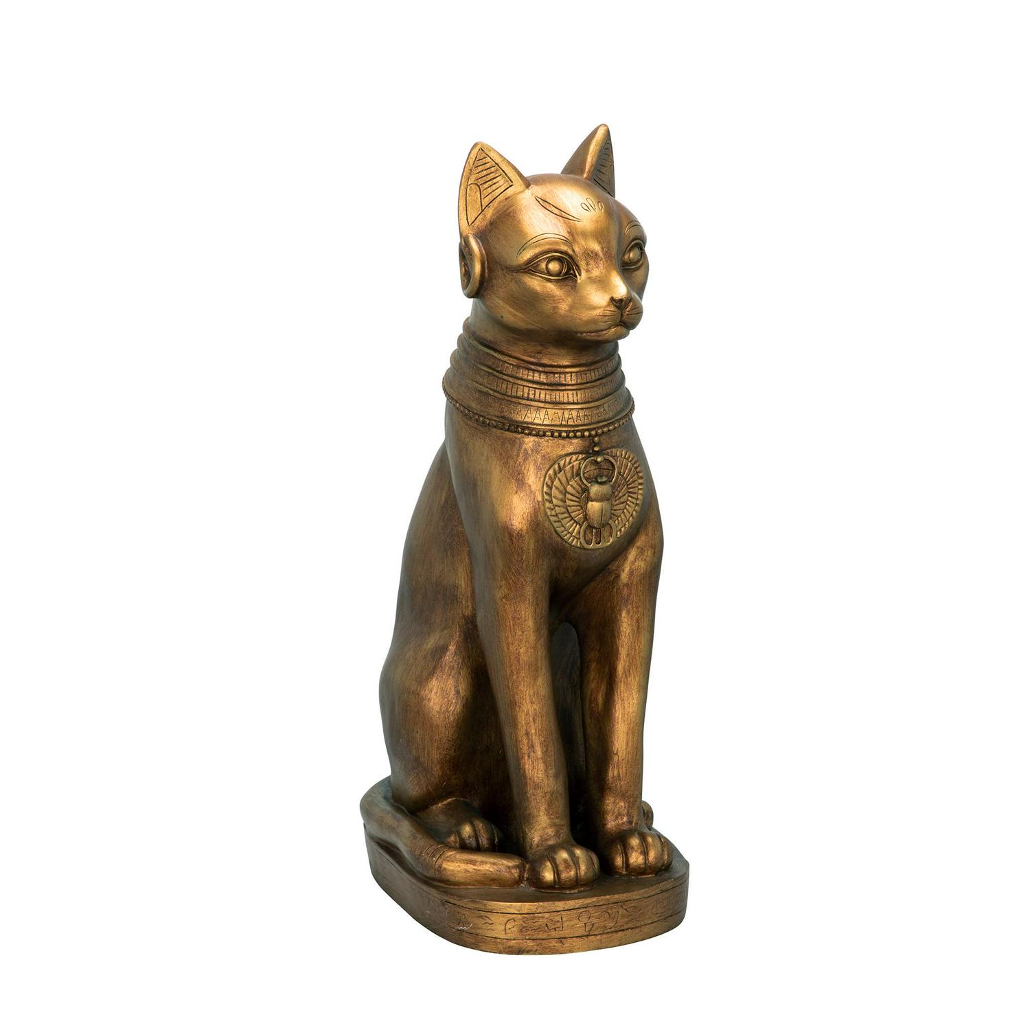 Design Toscano Golden Bastet of Ancient Egypt Statue - Image 6