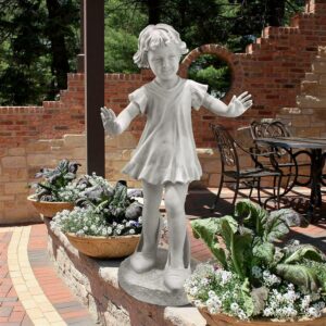 Design Toscano Hillary in Heels Garden Girl Statue
