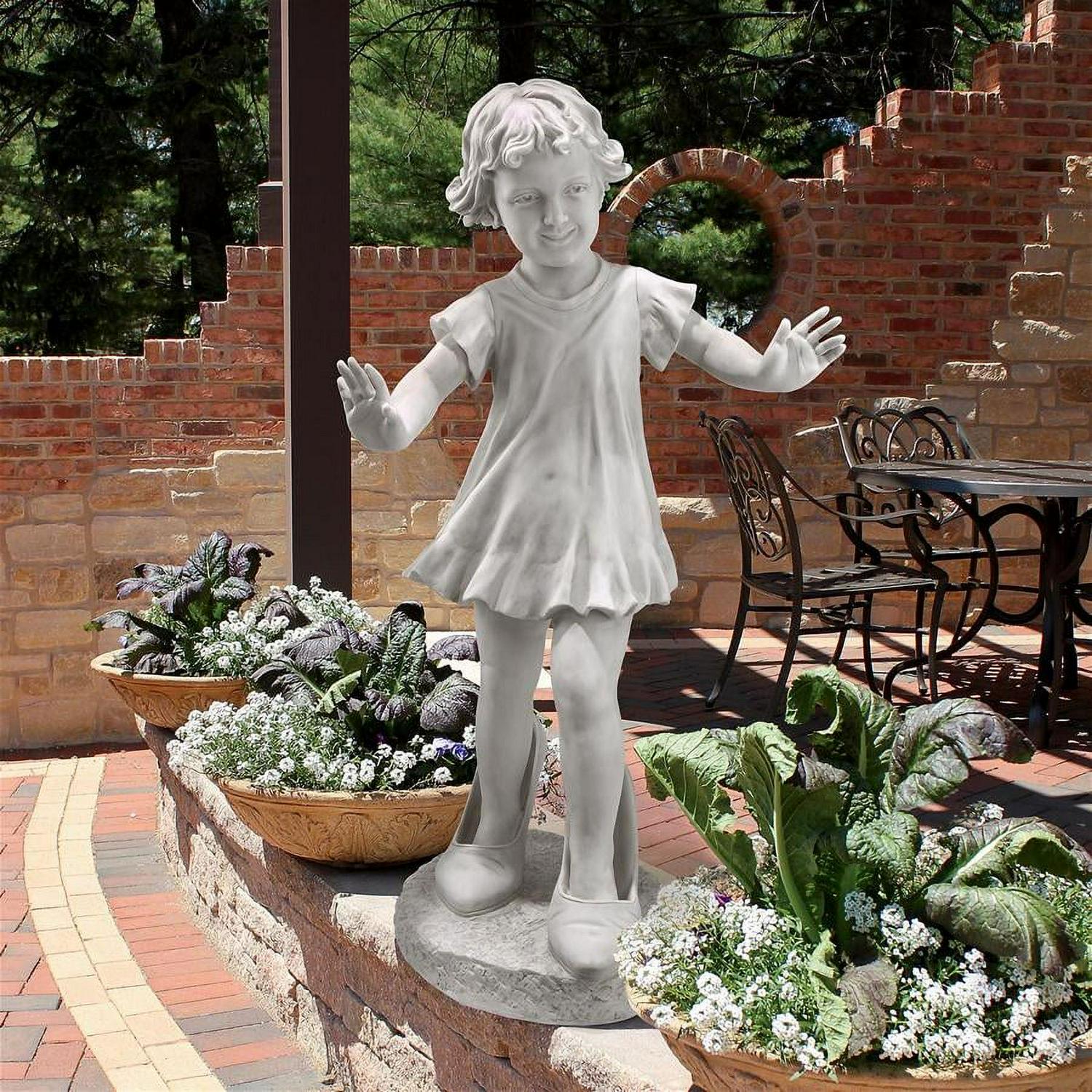 Design Toscano Hillary in Heels Garden Girl Statue
