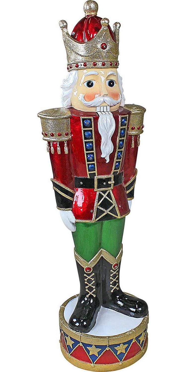 Design Toscano Illuminated Bavarian-Style Holiday Nutcracker Statue - Image 7