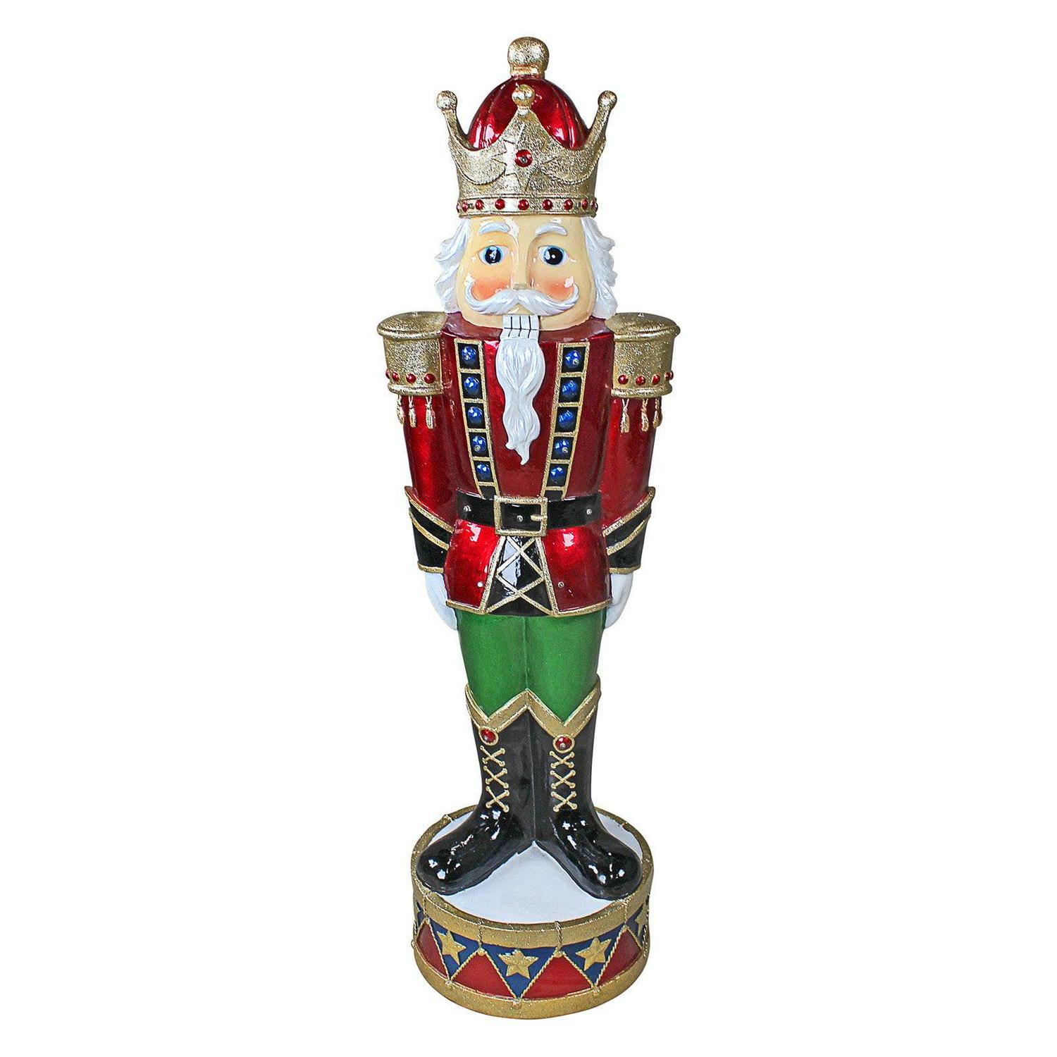 Design Toscano Illuminated Bavarian-Style Holiday Nutcracker Statue